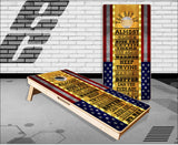 Carnival Game Flag Funny Cornhole Boards