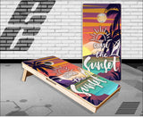 Chase the Sunset Beach Cornhole Boards