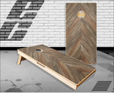Chevron Wood Cornhole Boards