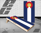 Colorado Flag Cornhole Boards