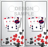 Cribbage Perfect Hand UV Direct Print Cornhole Tops