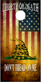 DTOM Liberty or Death Cornhole Wrap