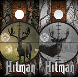 Deer Buck Scope Hitman Camo Cornhole Wrap