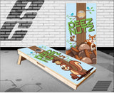 Deez Nuts Squirrel Cornhole Boards