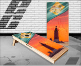 Delaware Bay Lighthouse Cornhole Boards