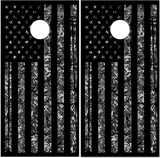 Digital Distressed American Flag Cornhole Wrap