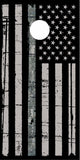 Digital Military Distressed Flag Cornhole Wrap