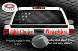 Distressed American Flag Grunge 2 Rear Window Wrap