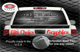 Distressed American Flag World War Champs Rear Window Wrap