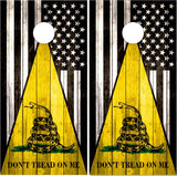 Don't Tread On Me Black Flag 2 Cornhole Wrap