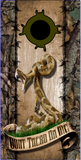 Don't Tread On Me Camo Wire Cornhole Wrap