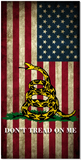 Don't Tread On Me Flag UV Direct Print Cornhole Tops