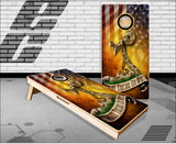 Don't Tread on me Grunge Flag 2 Cornhole Boards