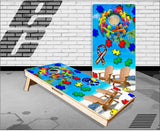 Down Syndrome Autisim Beach Cornhole Boards