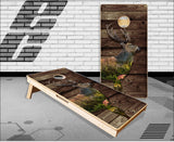 Elk Wilderness Woods Cornhole Boards