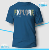 Explore Outdoors Hiking Mountains Unisex T-Shirt