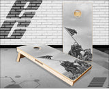 Flag Raise Of Iwo Jima Cornhole Boards