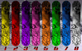 Floral Grunge Snowboard Vinyl Wrap Graphic Decal Sticker