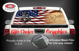Free Mason American Flag Rear Window Wrap