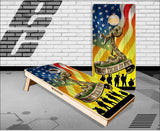 Gadsden Flag Cornhole Boards