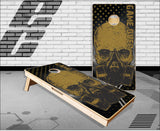 Game Over Skull Apocalypse Cornhole Boards