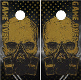 Game Over Skull Apocalypses Cornhole Wrap