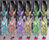 Geometrix Snowboard Vinyl Wrap Graphic Decal Sticker