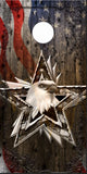 Ghost Eagle Star Cornhole Wrap
