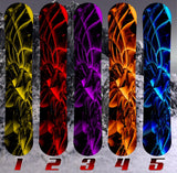 Glass Cubes Snowboard Vinyl Wrap Graphic Decal Sticker