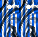 Greek Flag UV Direct Print Cornhole Tops