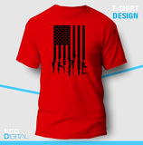 Gun Stripe Flag Unisex T-Shirt