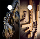 Guns Cornhole Wrap