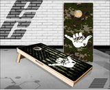 Hang Loose Camo Cornhole Boards