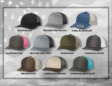 Just The Tip Bullet Laser Engraved Leather Patch Trucker Hat