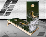 Jumping Bass Cornhole Boards