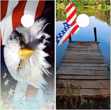 Lake Life 2 Cornhole Wrap