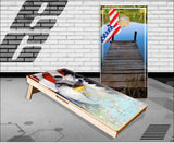 Lake Life Eagle Cornhole Boards