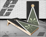 Lake Life Paddles Olive Cornhole Boards