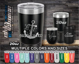 Lets Get Ship Faced Custom Laser Engraved Tumbler