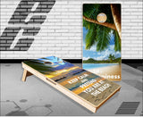 Life Is better At the Beach Cornhole Boards