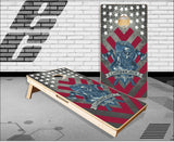 Lumberjack Flag Cornhole Boards