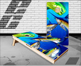 Mahi Mahi Marlin Tuna Fishing Cornhole Boards