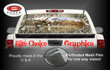 Mallards Obliteration Skull Camo Rear Window Wrap