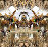 Mallards Tallgrass Duck Camo UV Direct Print Cornhole Tops