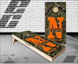 Marshland Camo Wedding Cornhole Boards