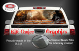 Military Honor Vets Flag Reaper Rear Window Wrap