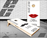 Mr and Mrs Cornhole Boards