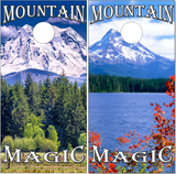 Mt Hood Mt Rainer Cornhole Wrap