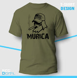 Murica Man Cigar Unisex T-Shirt