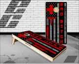 Nurse Flag Bad Btch Cornhole Boards